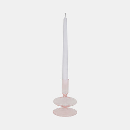 Glass Taper Candle Holder