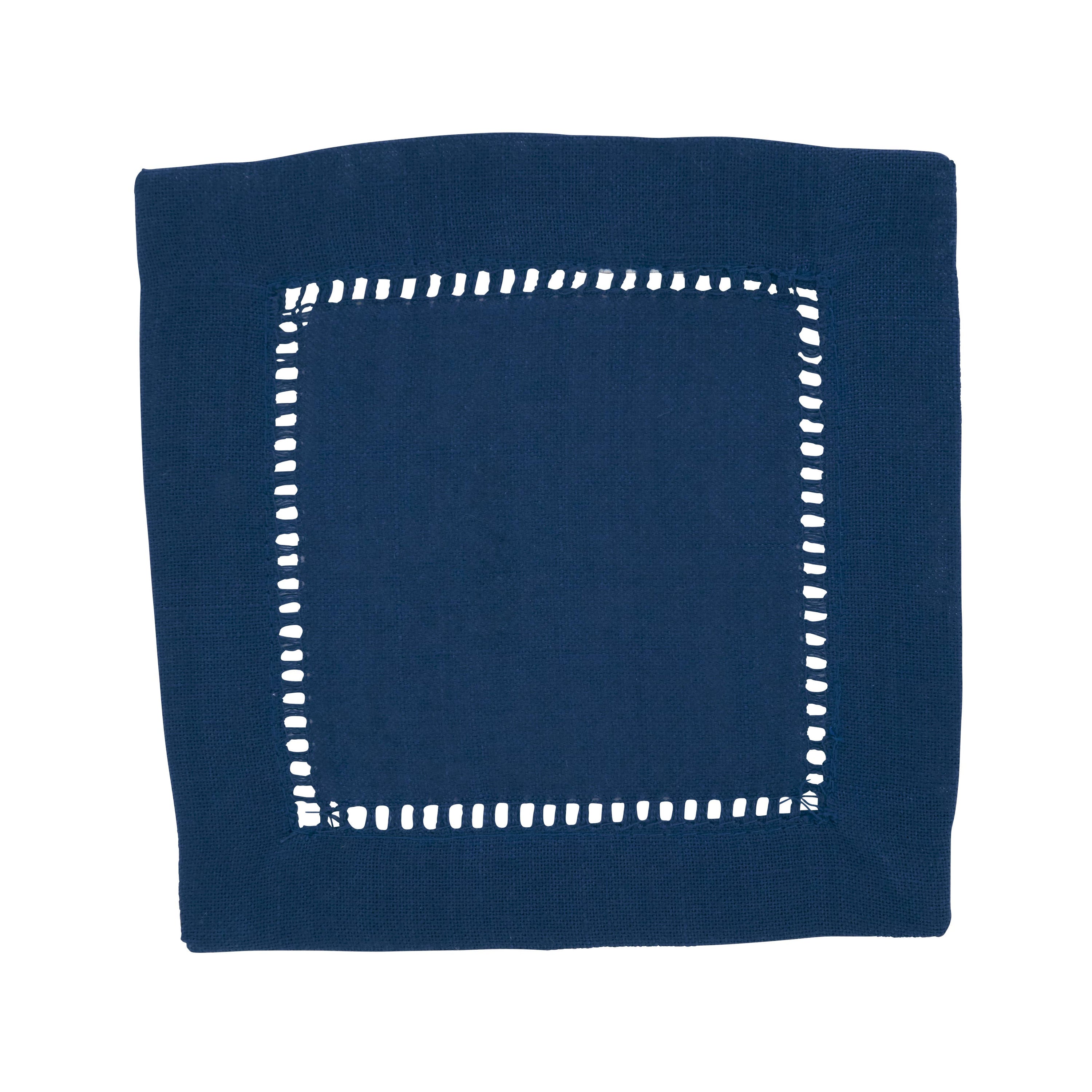Cocktail Napkin With Hemstitch Border - Salt &amp; Creek