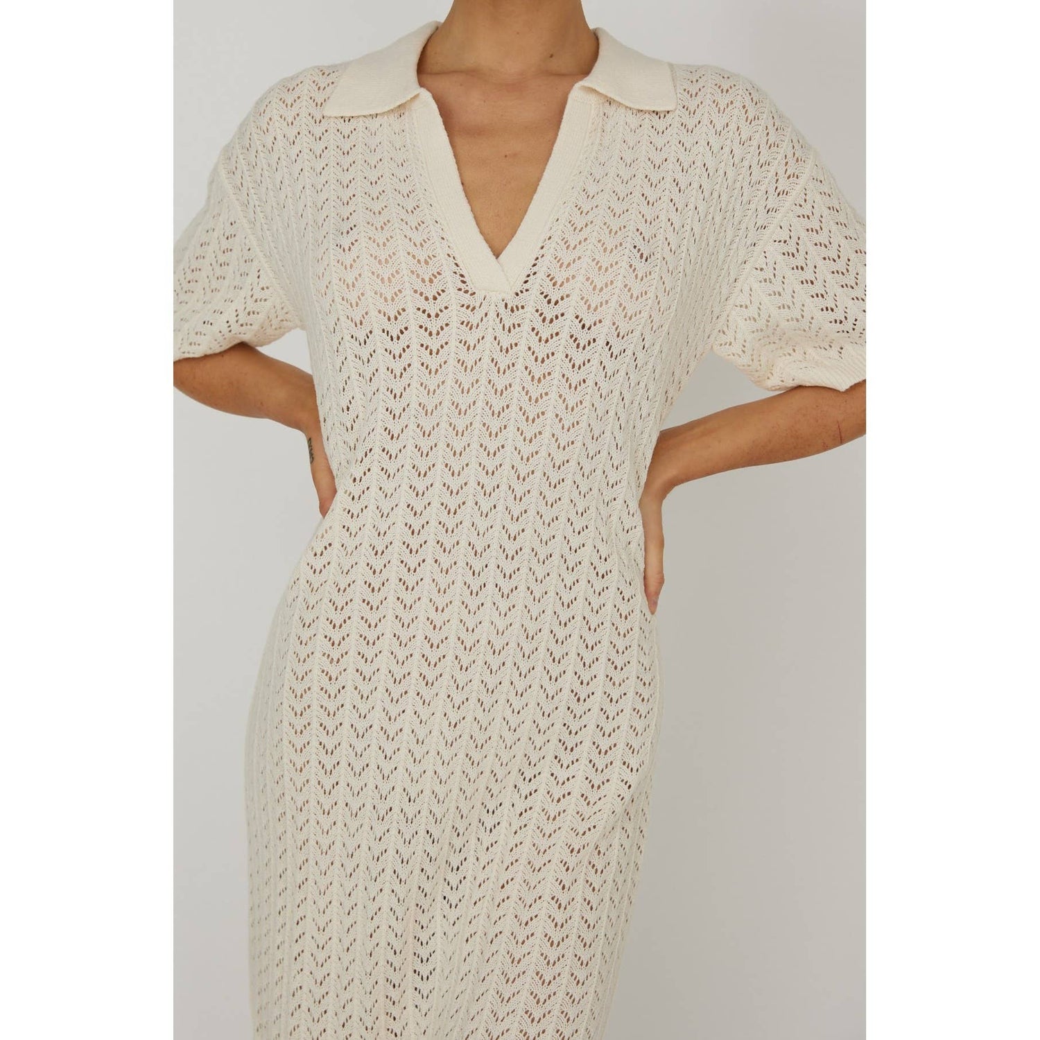 The Lattice Maxi Knit Dress - Salt &amp; Creek