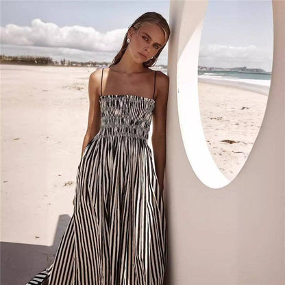 Striped Cami Maxi Dress