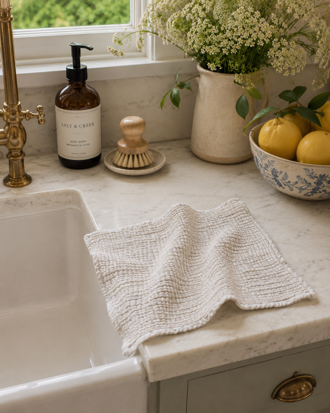 Square Double Cloth Dish Cloths (Set of 4) - Salt &amp; Creek