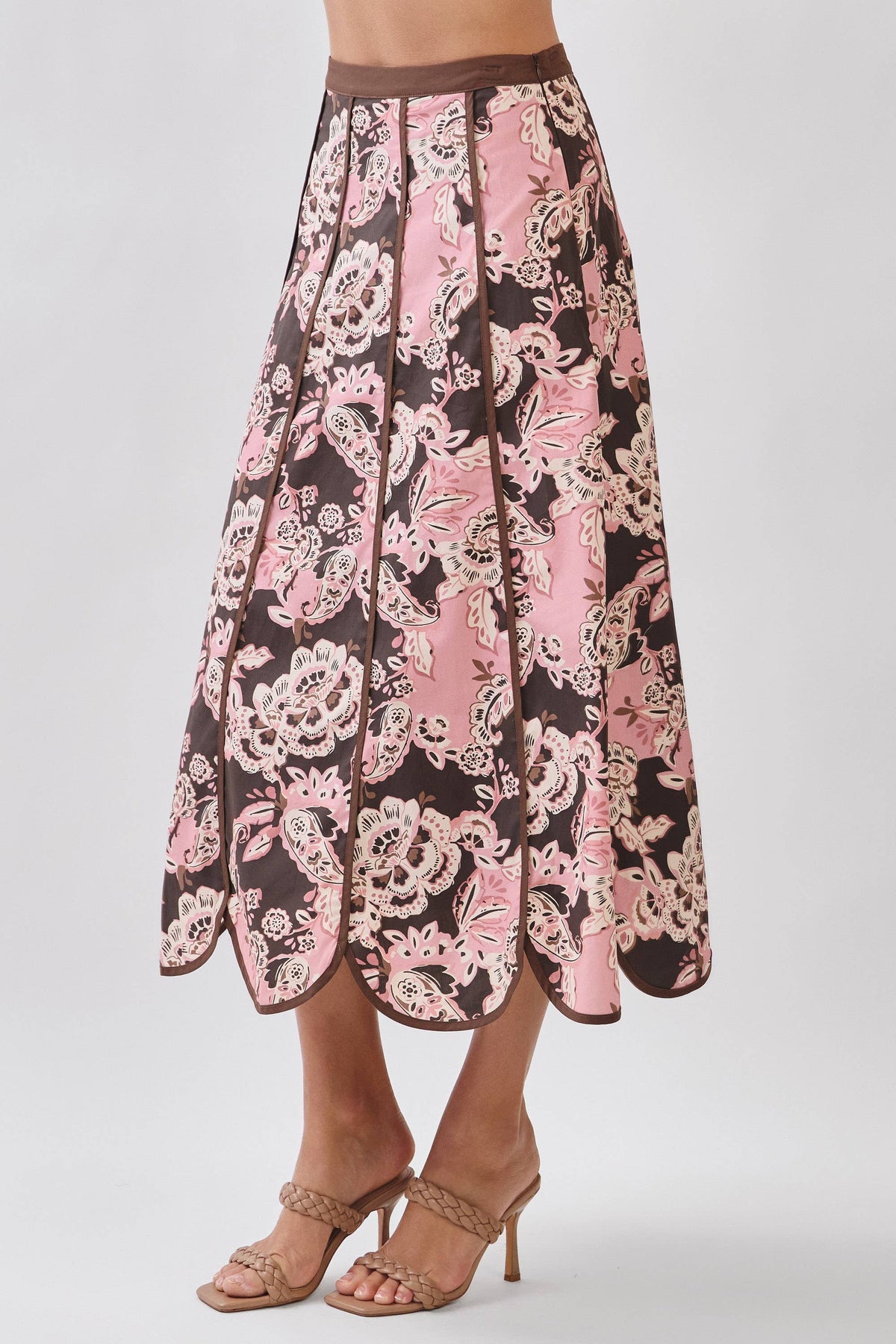 Holly Paneled Midi Skirt - Salt &amp; Creek