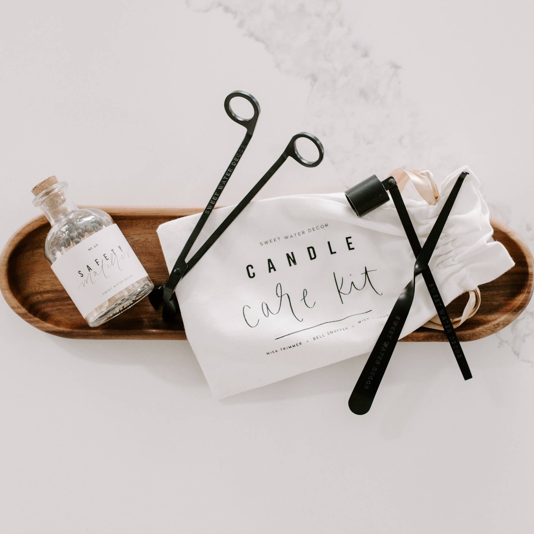 Candle Care Kit- Matte Black