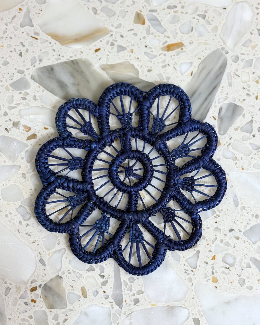 Navy Lila Coaster