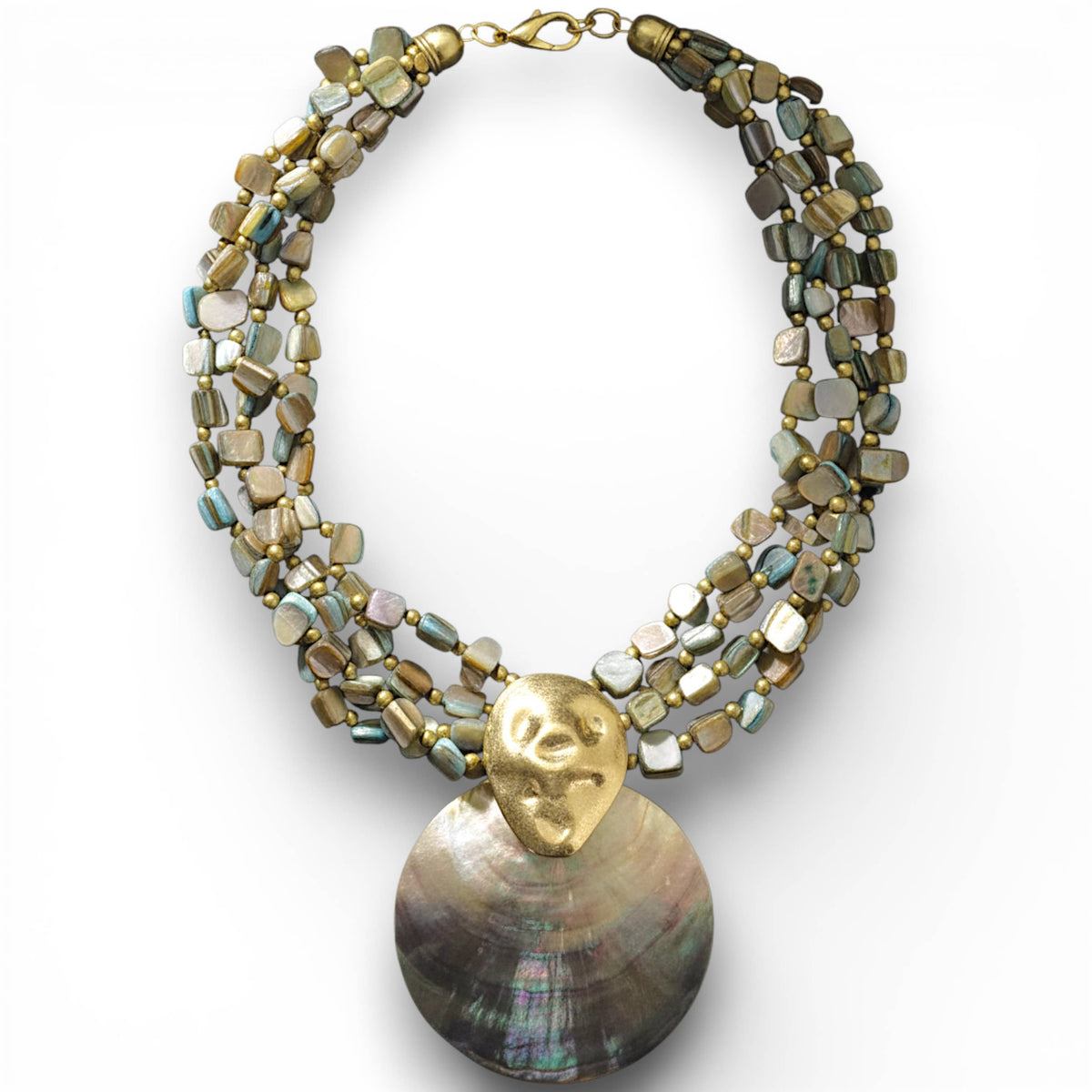 Mariada Mother of Pearl Shell Necklace