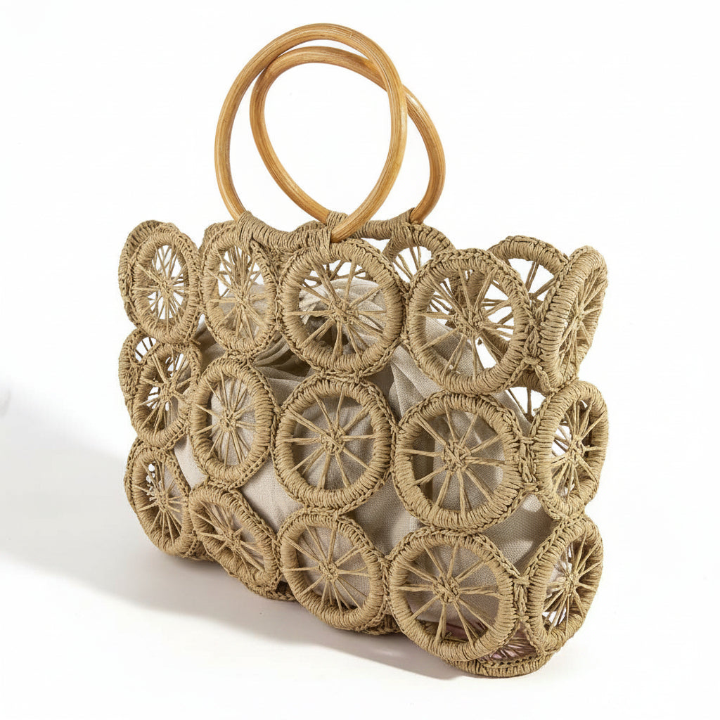 Open Circle Weave Straw Tote Bag - Salt &amp; Creek
