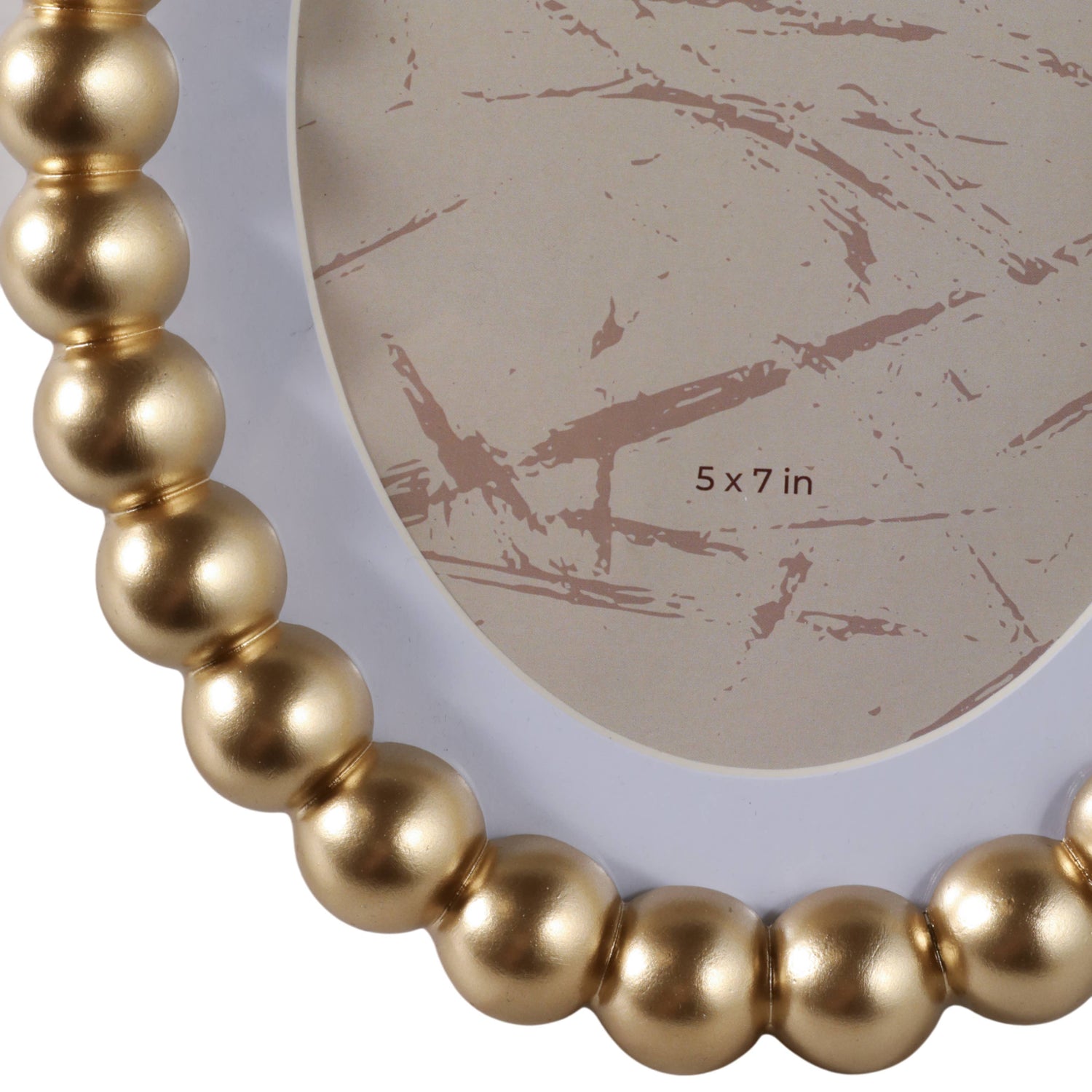 Isla Beaded Oval Frame