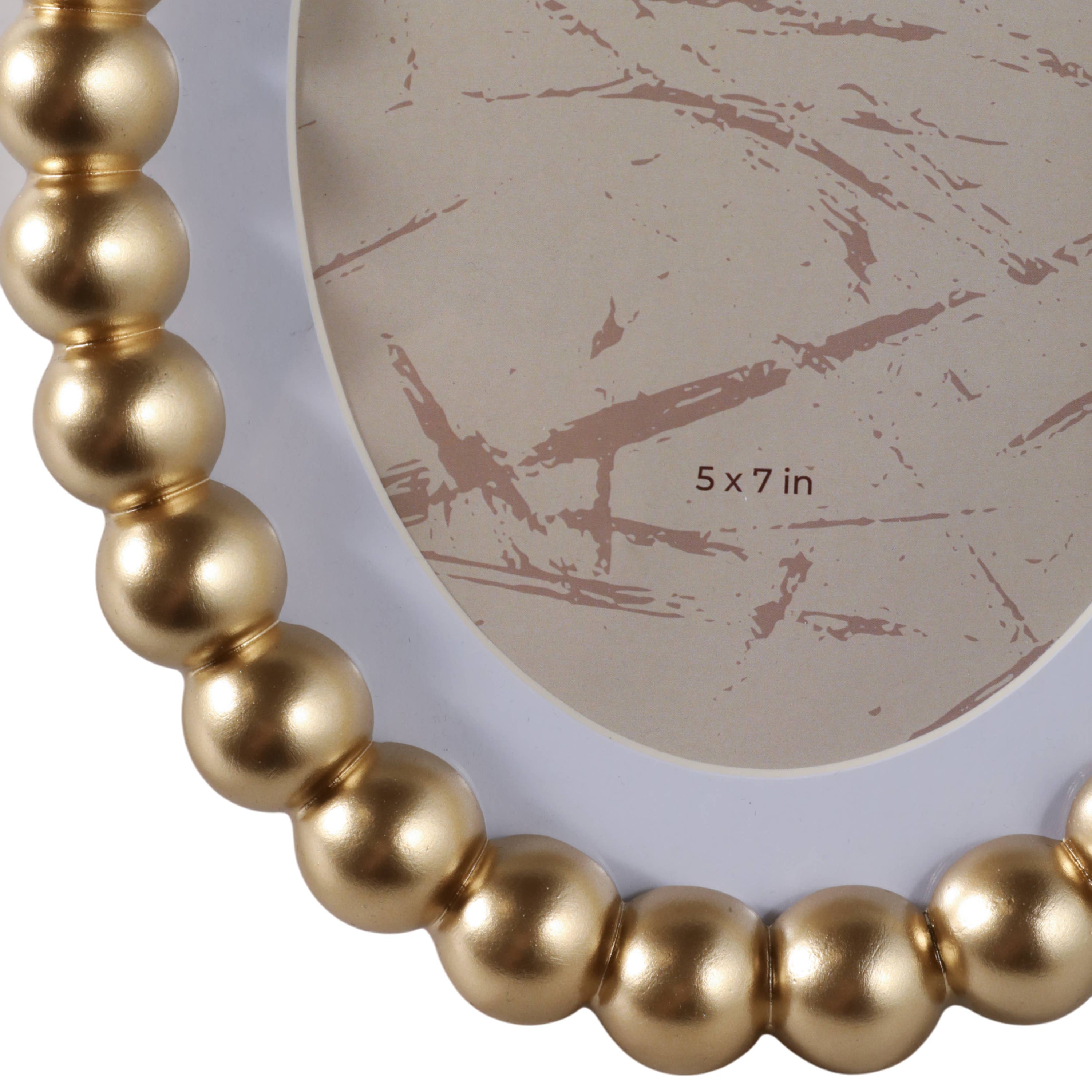 Isla Beaded Oval Frame