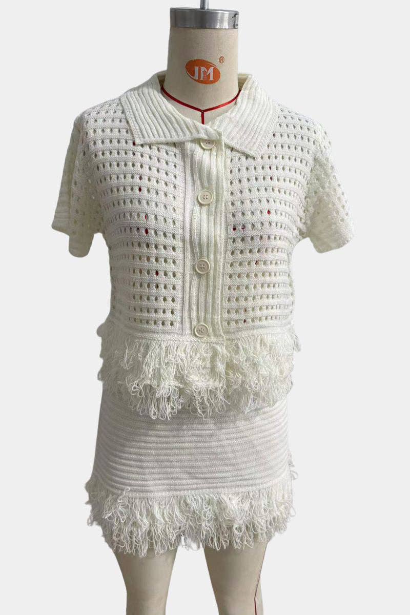 Fringe-Trimmed Set - Salt &amp; Creek