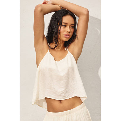 Open Air Tie Shoulder Boxy Cami Top (1) - Salt &amp; Creek