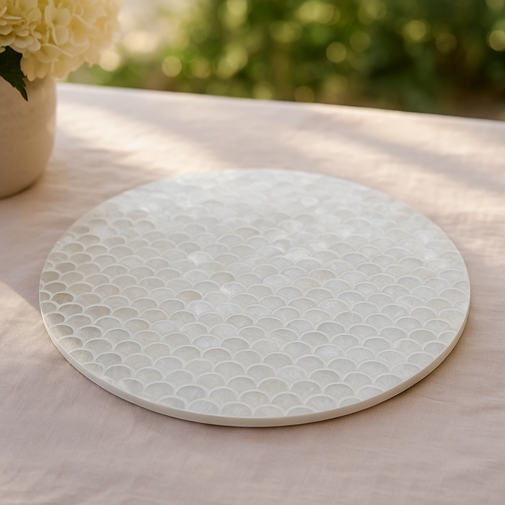 Capiz Shell Lazy Susan