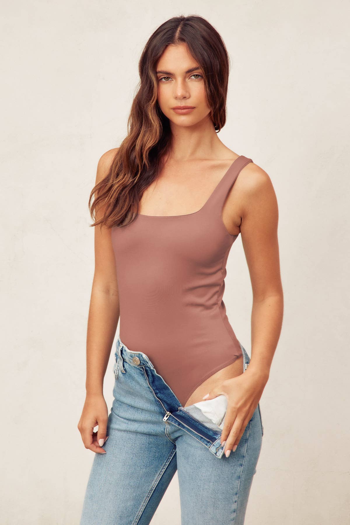FT5784 Square Neck Bodysuit - Salt &amp; Creek