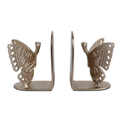 Golden Butterfly Bookends
