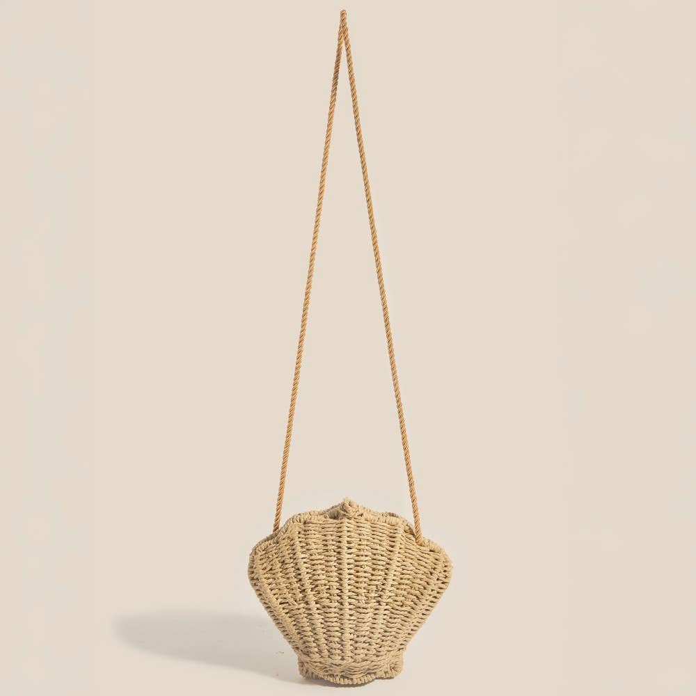 Braided Straw Seashell Bag - Salt &amp; Creek