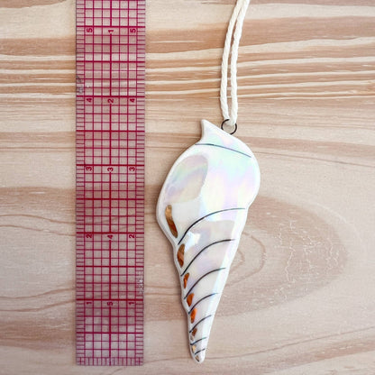 Bone China Seashell Ornament