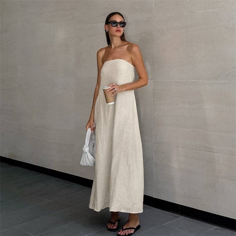 Weekender Strapless Maxi Dress