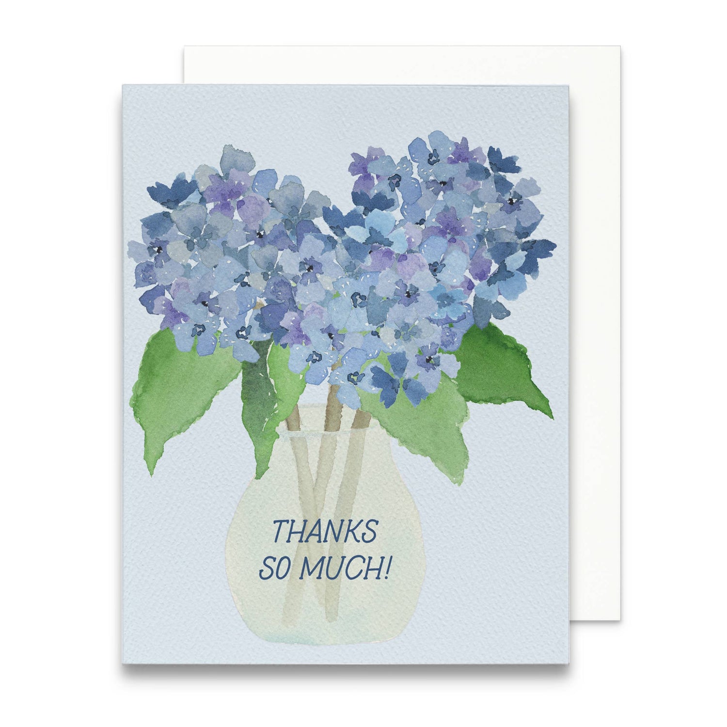 Hydrangea Thank You Greeting Card | Thanks So Much Card - Salt &amp; Creek