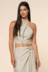 Seashell Muse Crisscross Halter Top - Salt & Creek