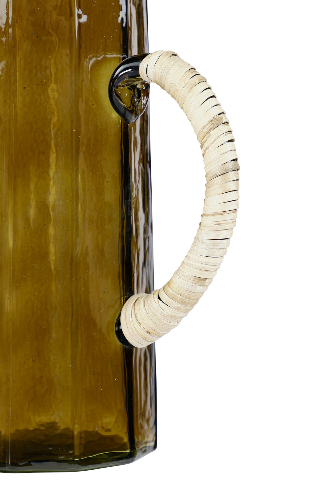 Brown Hammered Water Pitcher