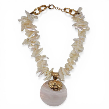 Lorraine White Shell Necklace