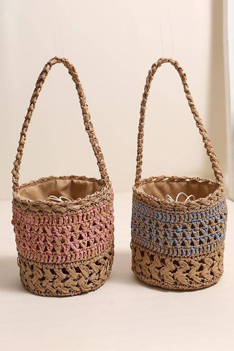 Woven Bucket Bag - Salt &amp; Creek
