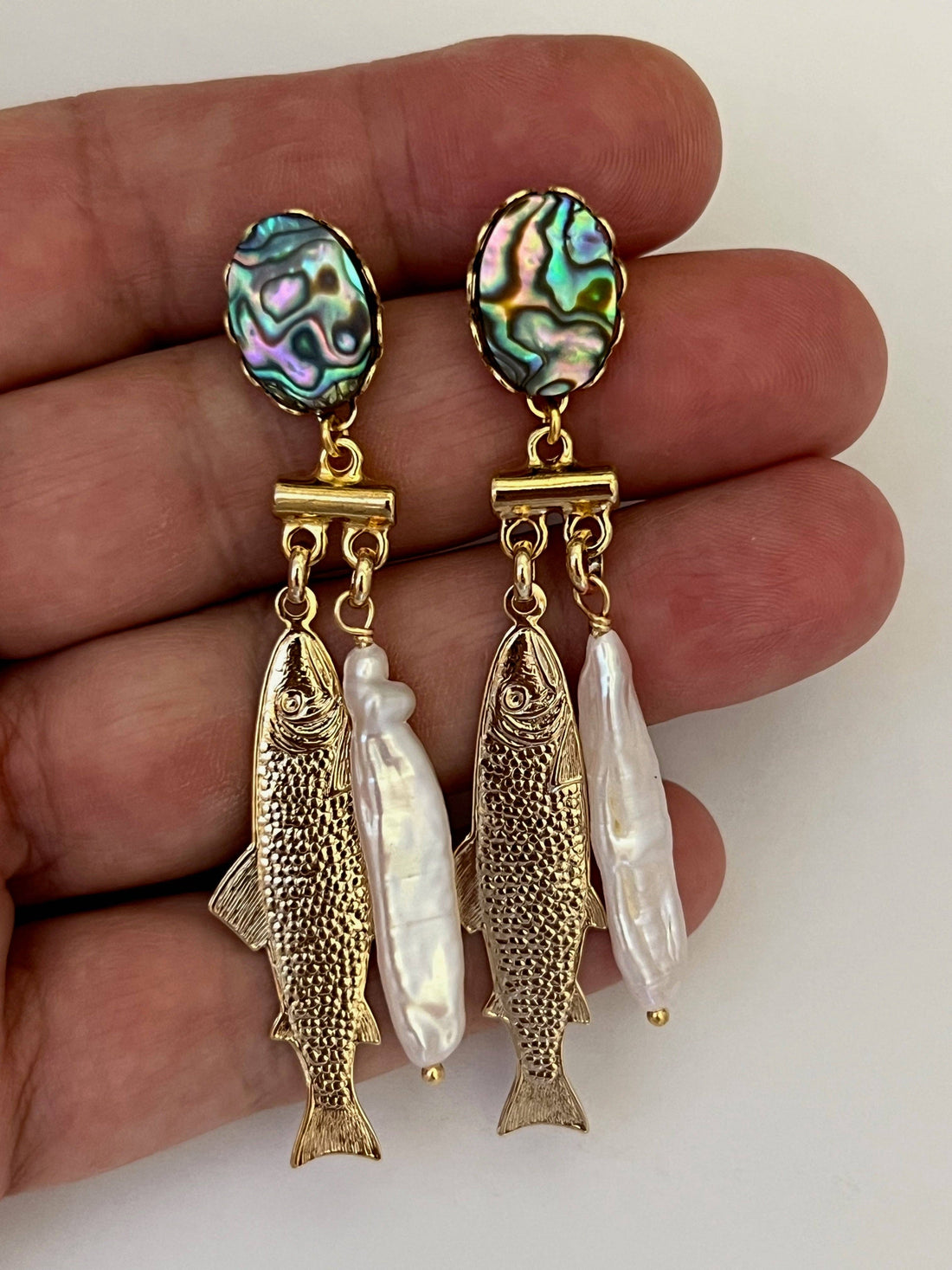 Sunny Pearl Drop Earrings