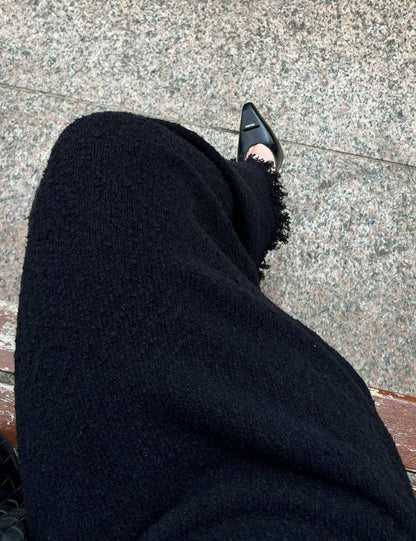 Bare Knit Midi- Onyx