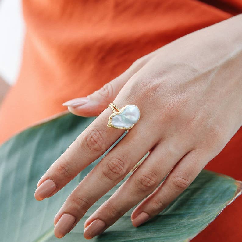 Sirena Baroque Pearl Ring