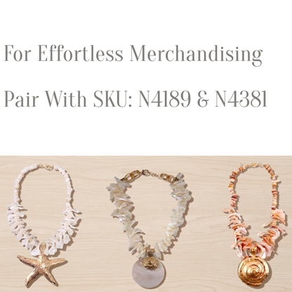 Lorraine White Shell Necklace