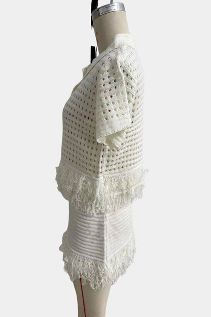 Fringe-Trimmed Set - Salt &amp; Creek