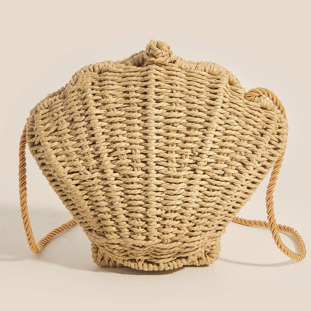 Braided Straw Seashell Bag - Salt &amp; Creek