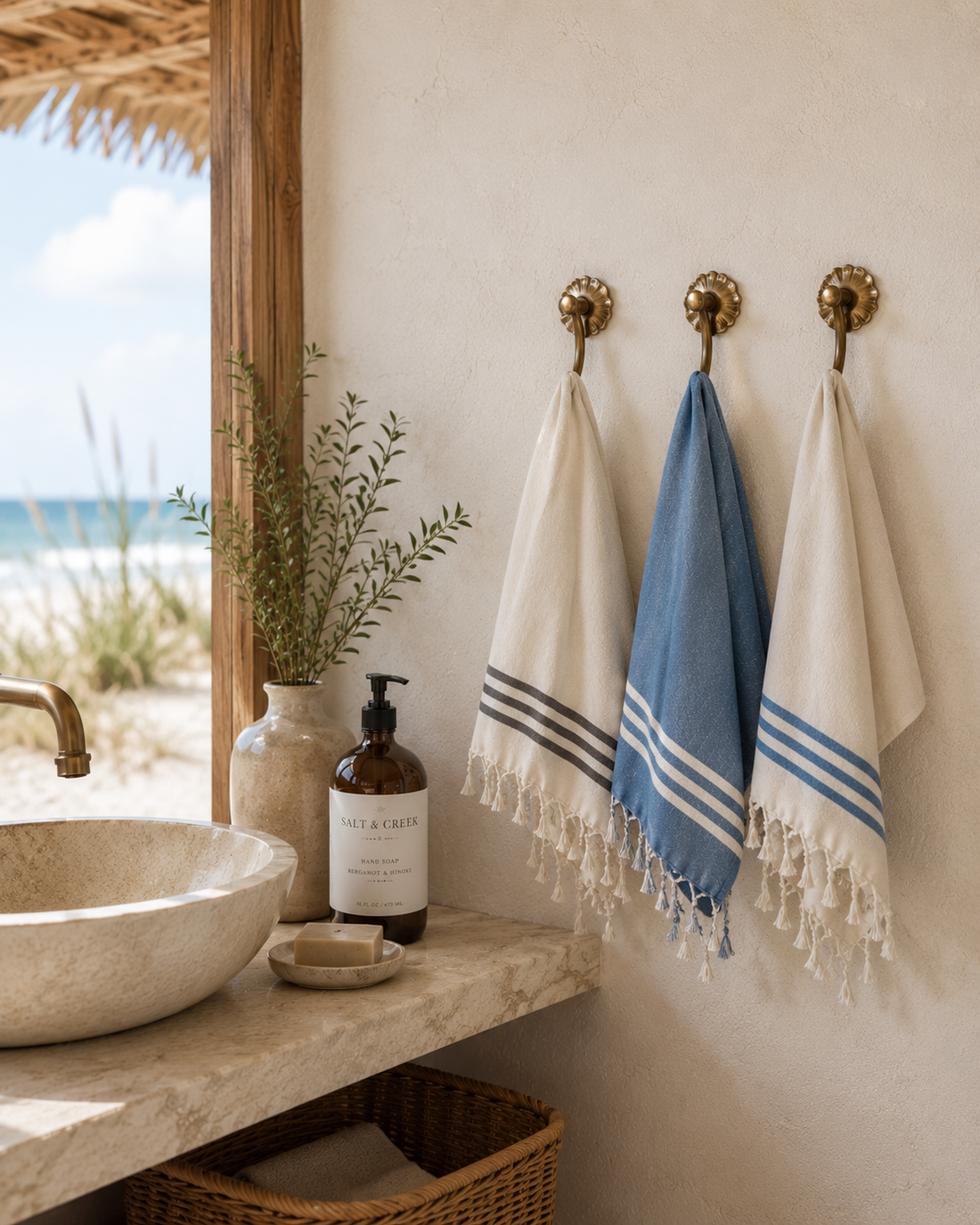 Turkish Fringe Hand Towel