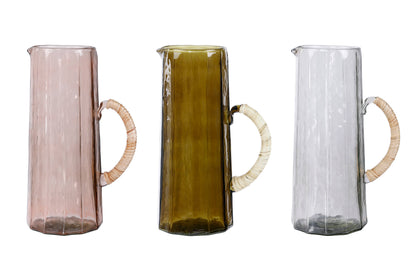 Brown Hammered Water Pitcher - Salt &amp; Creek