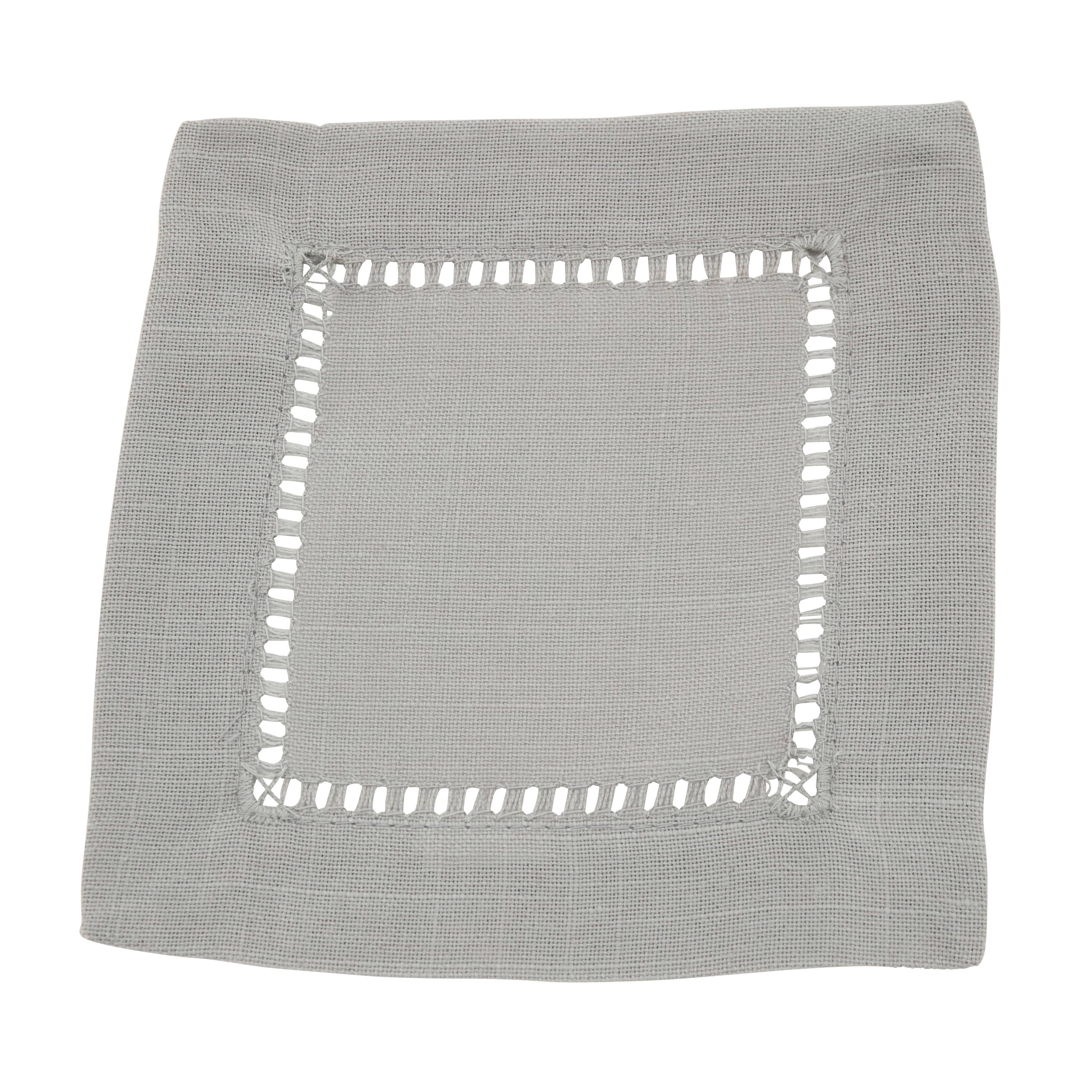 Cocktail Napkin With Hemstitch Border - Salt &amp; Creek