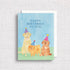 Cute Dogs Birthday Greeting Card | Kid&