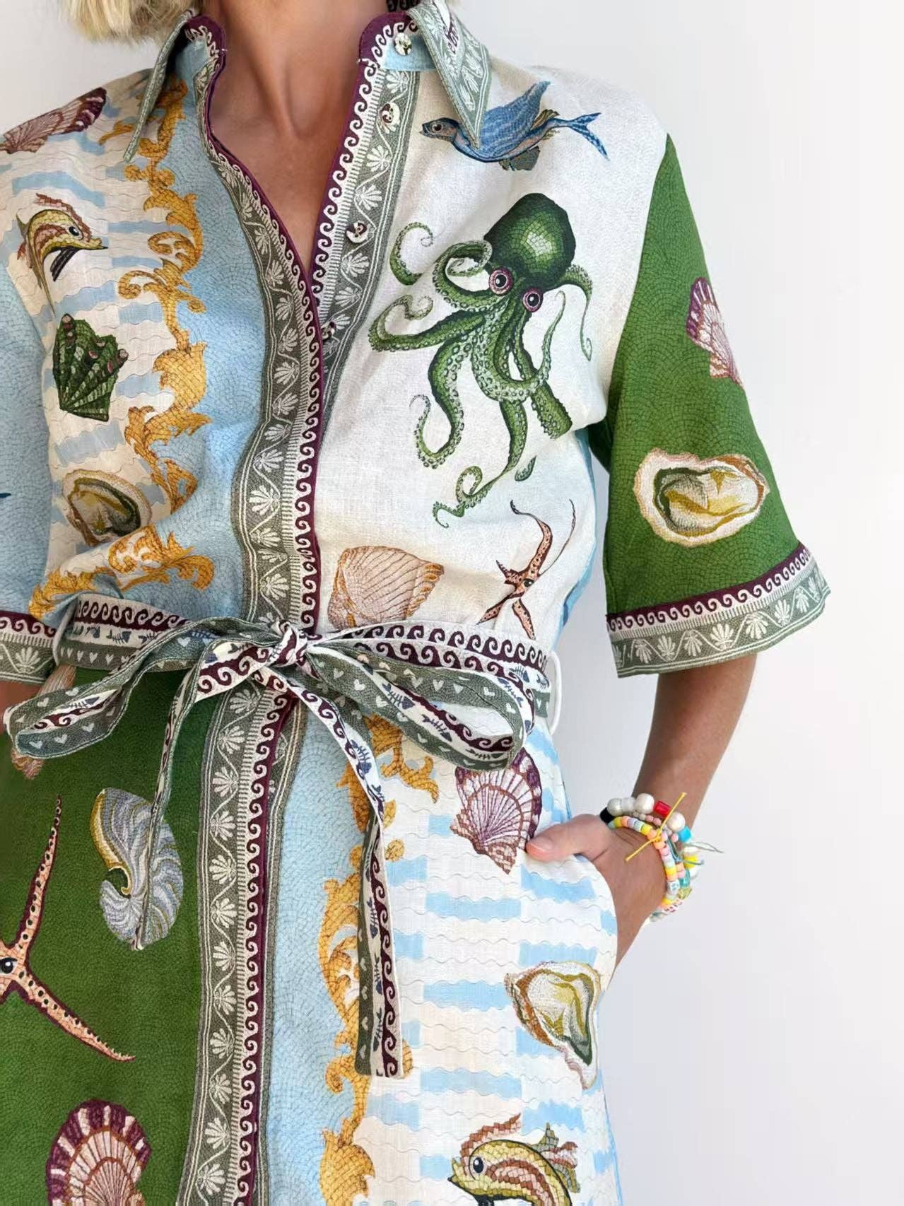 Deep Sea Dreaming Shirt Dress