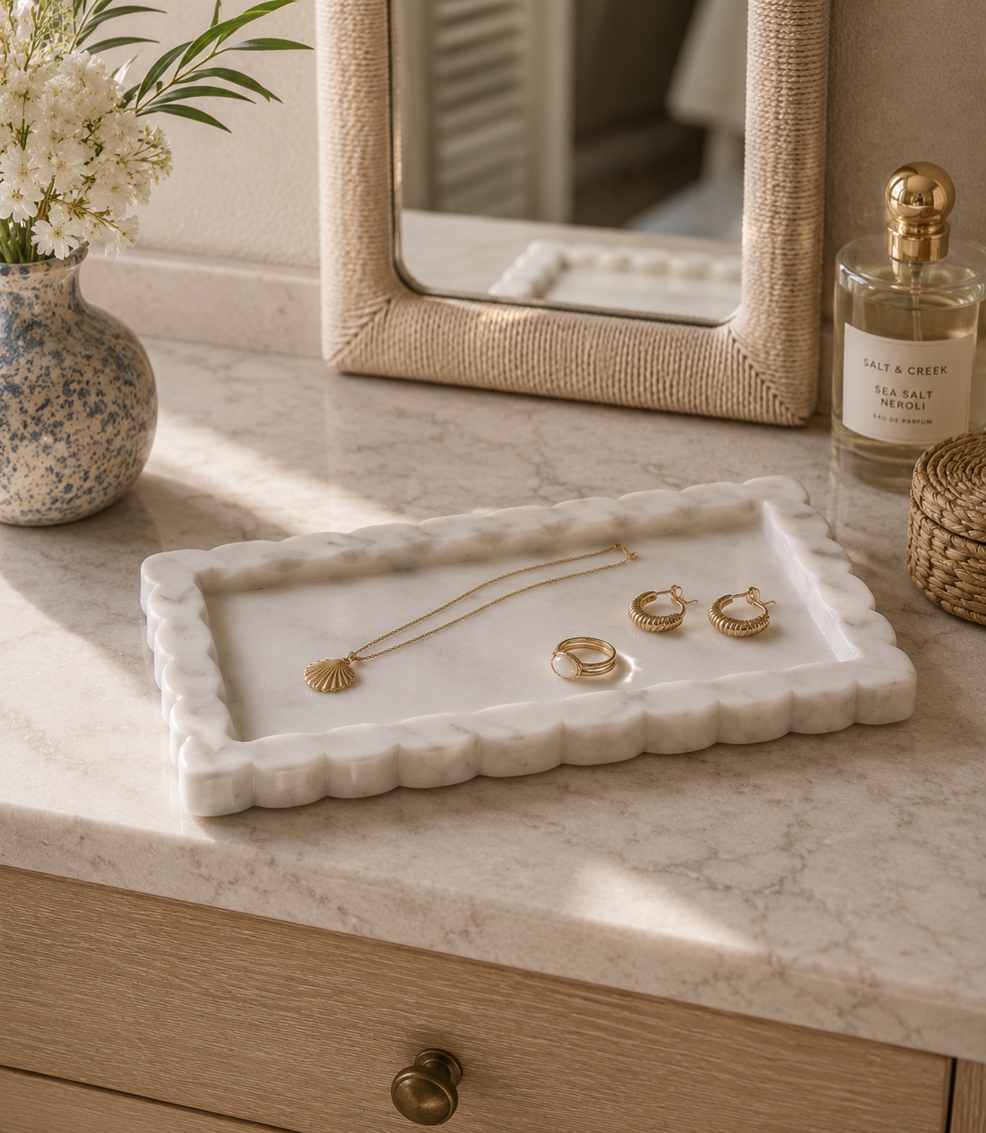 Levi Marble Tray - Salt &amp; Creek