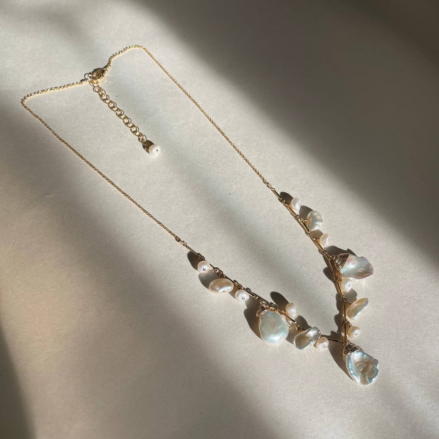 Pearl Cluster Necklace - Salt &amp; Creek