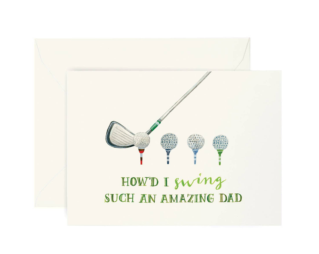 Golf Dad Card - Salt &amp; Creek