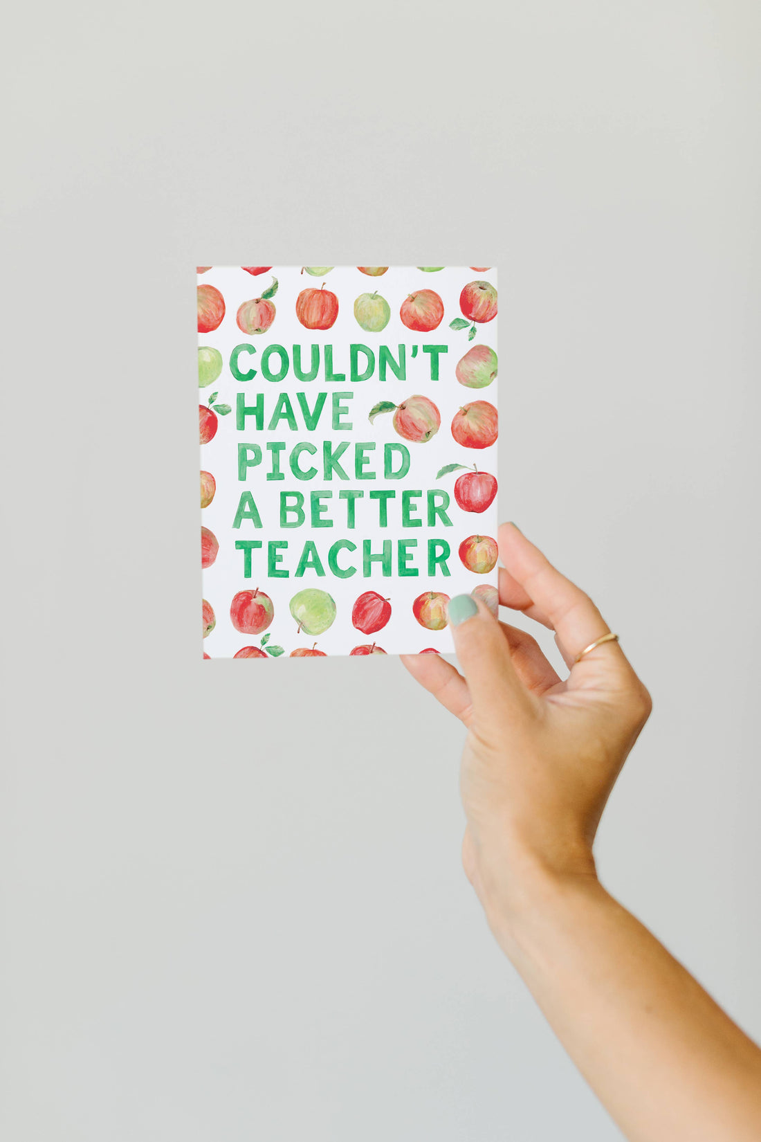 Apple Teacher Greeting Card - Salt &amp; Creek