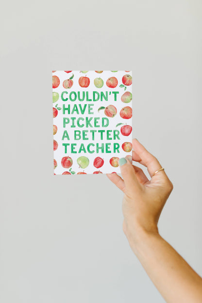 Apple Teacher Greeting Card - Salt &amp; Creek