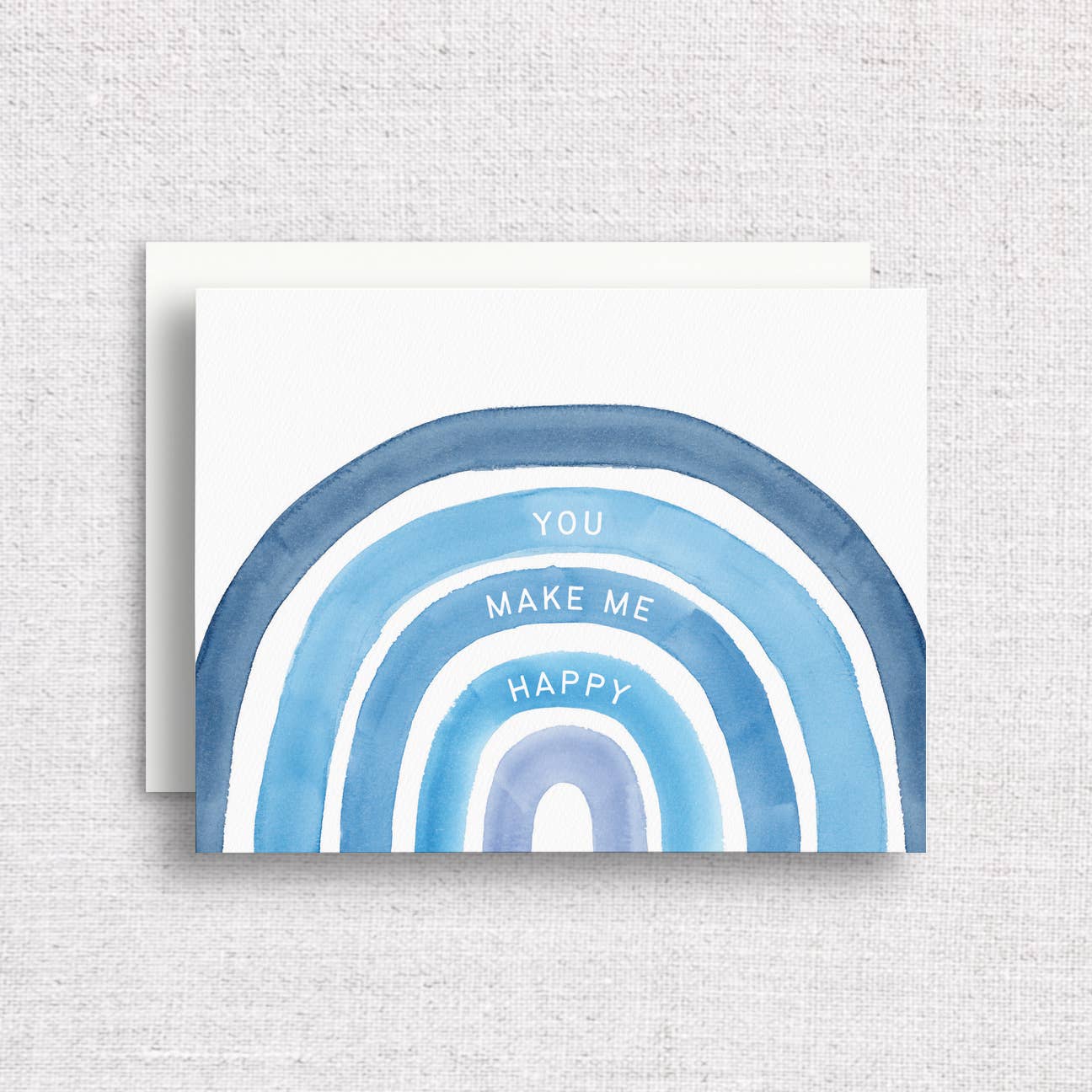 You Make Me Happy Rainbow Greeting Card | Friendship Card - Salt &amp; Creek
