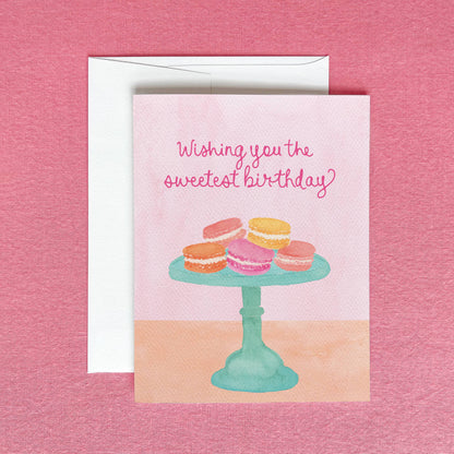 Macaron Sweetest Birthday Greeting Card | Cute Birthday Card - Salt &amp; Creek