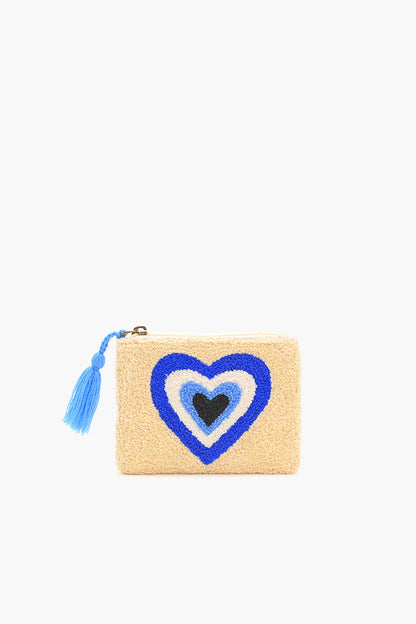 Blue Symbolic Mini Pouch