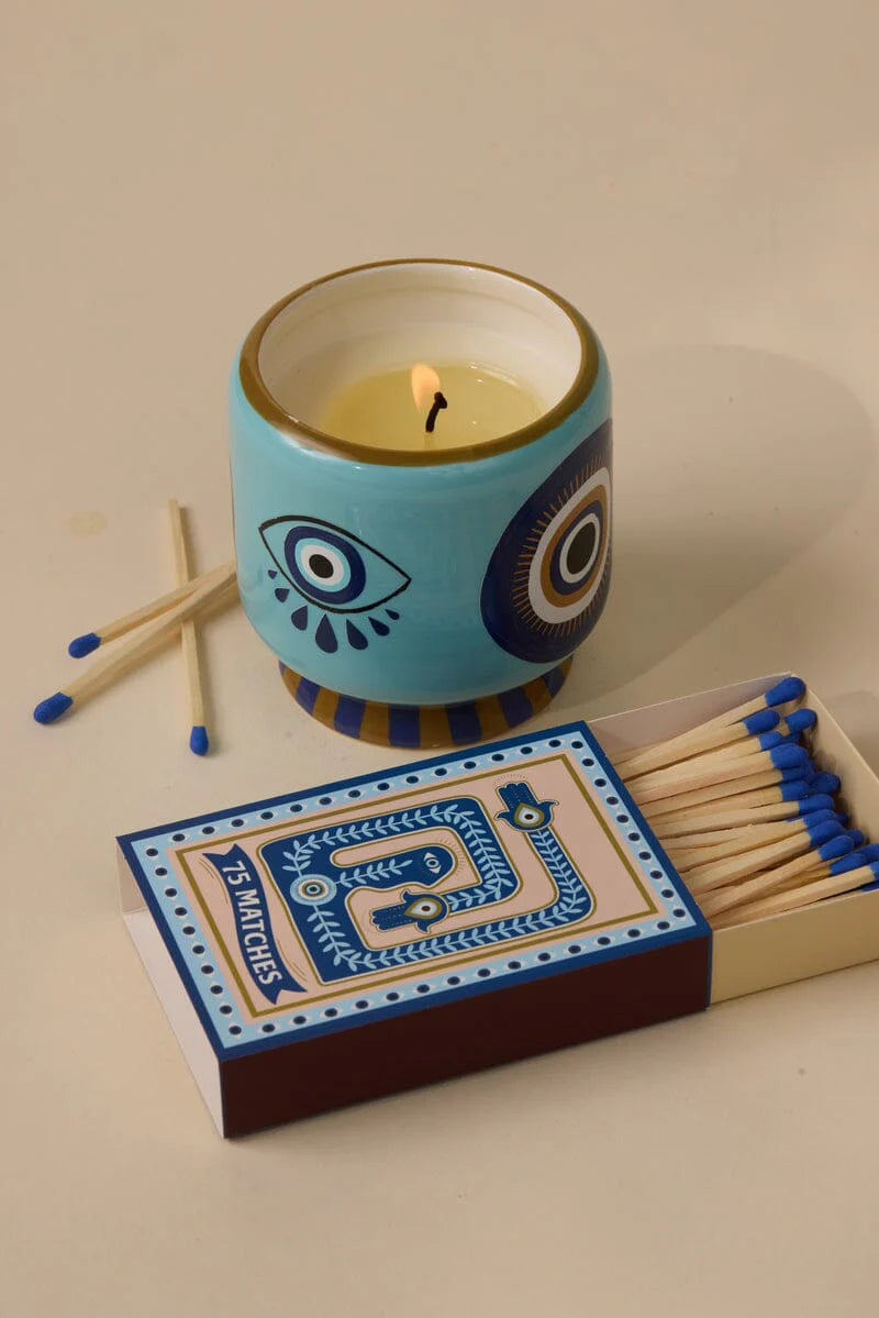 Evil Eye Boxed Matches - Salt &amp; Creek