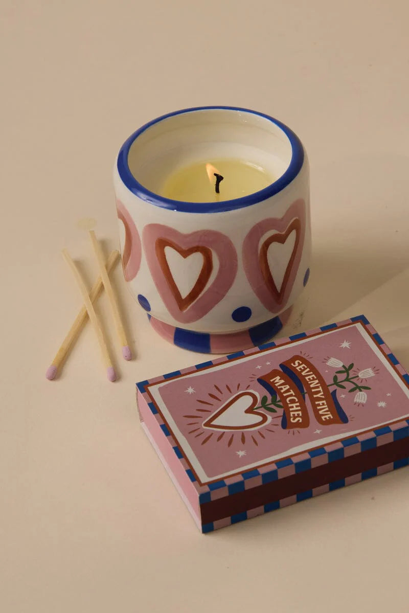 Hearts Boxed Matches - Salt &amp; Creek