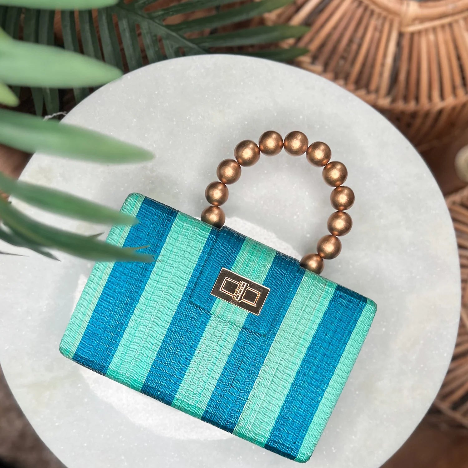 Soli &amp; Sun Louisa Clutch - Blue - Salt &amp; Creek