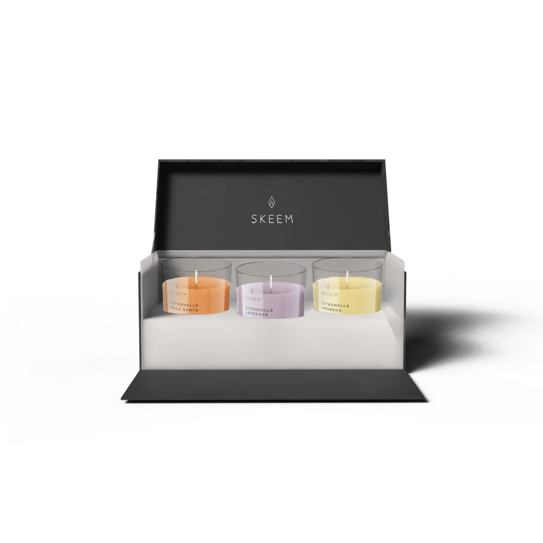 Aura Citronella Mini Candle Trio Set