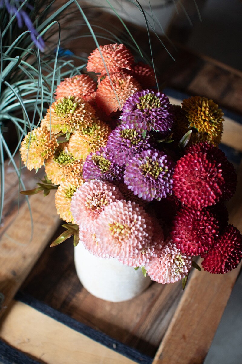 Artificial Ball Dahlias