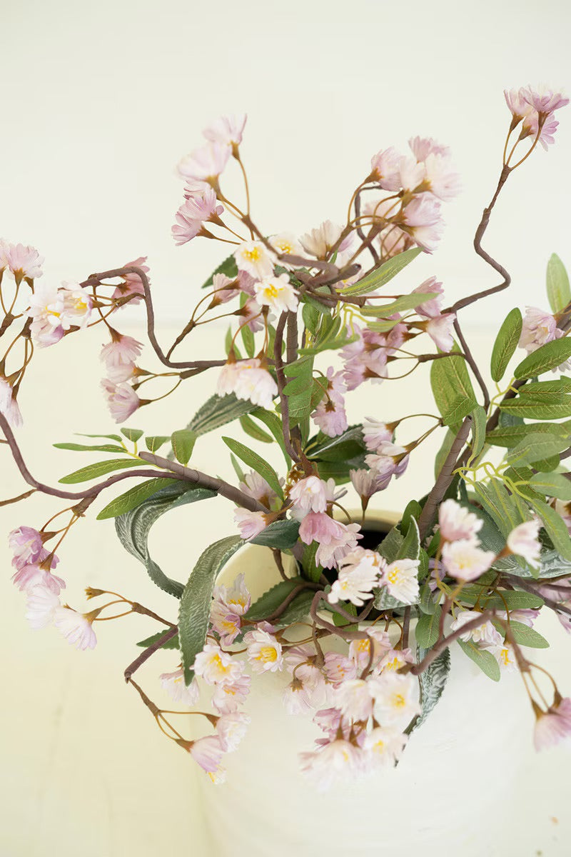 Plum Blossom Artificial Stem - Salt &amp; Creek